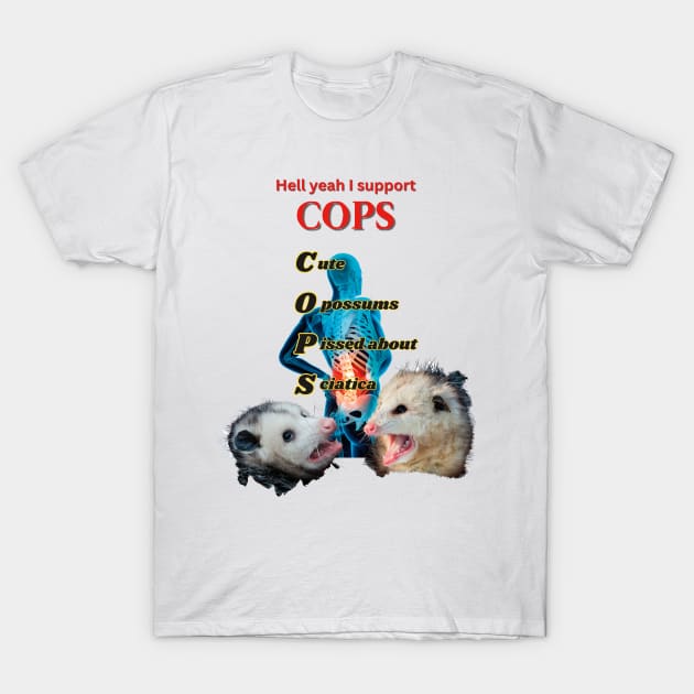 I love COPS T-Shirt by longratprints